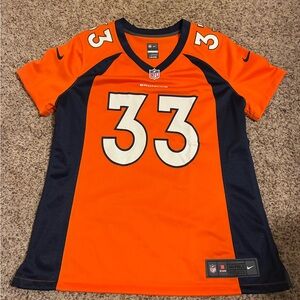 Nike Orange and Blue Sports Jersey